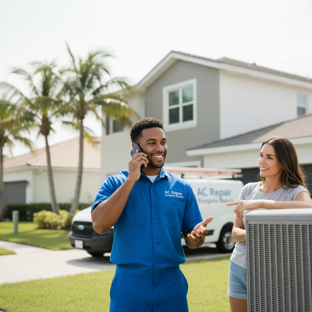 AC Repair Pompano Beach customer support in Roscoe